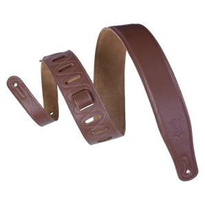 Levy's Leathers M26GF-BRN Garment Leather Guitar Strap - Brown