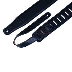 Levy's Leathers M26GF-XL-BLK Extra-Long and Padded Garment Leather Guitar Strap - Black