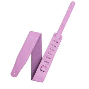 Levy's Leathers M26GFP-PNK Pastel Series Garment Leather Guitar Strap - Orchid