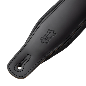 Levy's Leathers M26PD-BLK Amped Leather Series Guitar Strap - Black