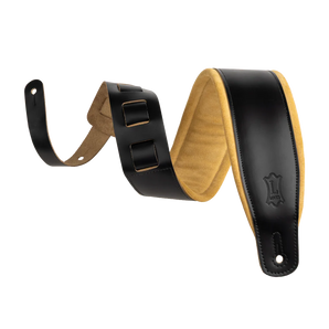 Levy's Leathers M26SPD-BLK-TAN Acoustic Guitar Strap
