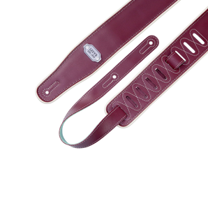 Levy's Leathers M26VCP-BRG_SEA Reversible Vinyl Guitar Strap - Burgundy Seafoam