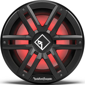 Rockford Fosgate M2D2-10IB M2 10" subwoofer Color Optix RGB LED lighting Black