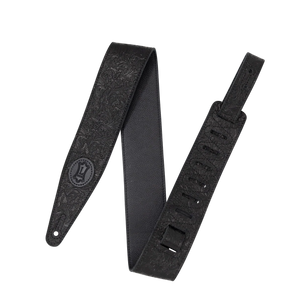 Levy's Leathers M317FCL-BLK Florentine Series Leather Guitar Strap - Black