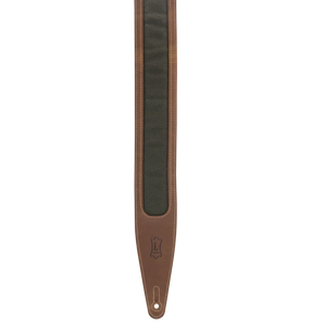Levy's Leathers M317TRI-BRN-GRN Guitar Strap - Brown, Green