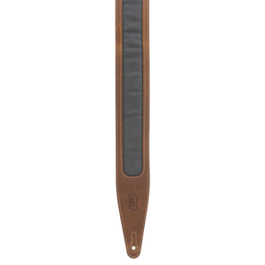 Levy's Leathers M317TRI-BRN-GRY Guitar Strap - Brown, Grey