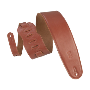 Levy's Leathers M4GF-TAN Genuine Garment Leather Bass Guitar Strap - Tan