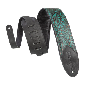 Levy's Leathers M4WP-001 Embossed Leather Guitar Strap