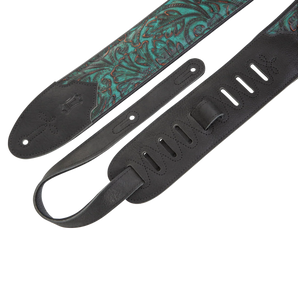 Levy's Leathers M4WP-001 Embossed Leather Guitar Strap