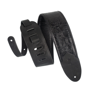 Levy's Leathers M4WP-007 Sundance Series 3" Wide Embossed Leather Guitar Strap
