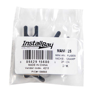 Install Bay MANL125 Mini ANL 125 AMP Fuse - Package of 2