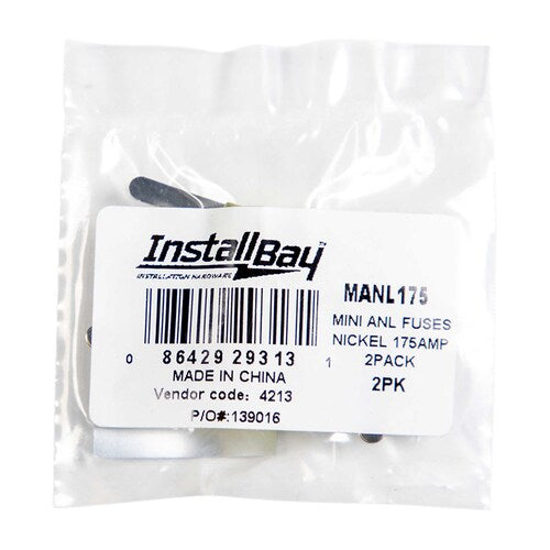 Install Bay MANL175 Mini ANL 175 AMP Fuse Package of 2