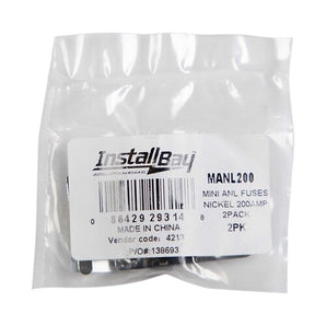 Install Bay MANL200 Mini ANL 200 AMP Fuse Package of 2