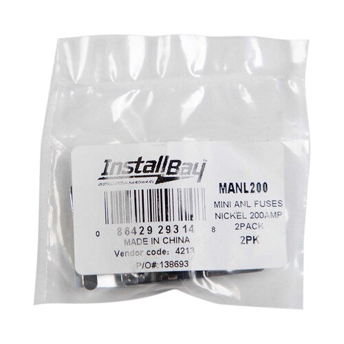 Install Bay MANL200 Mini ANL 200 AMP Fuse Package of 2