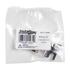 Install Bay MANL25 Mini ANL 25 AMP Fuse - Package of 2