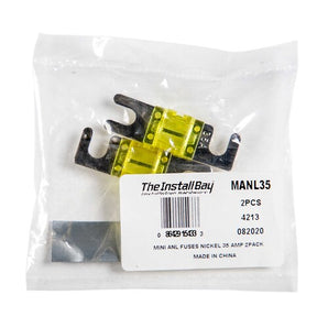Install Bay MANL35 Mini ANL 35 AMP Fuse - Package of 2