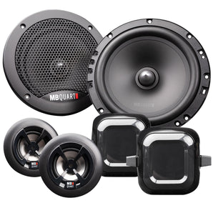 2 Pair MB Quart DS2-216 Discus 6.5 Inch Component Speaker System