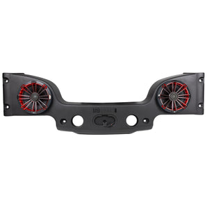 MB Quart MBQJK-28CRGB Jeep® Wrangler (JK) Tuned Rear Soundbar with 8 Inch Coaxial Speakers, Enclosure, RGB LED Lighting