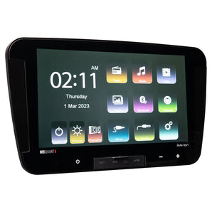 MB Quart RVM-10V1 160 Watt 10 Inch Touchscreen Mechless Multimedia Bluetooth Source Unit