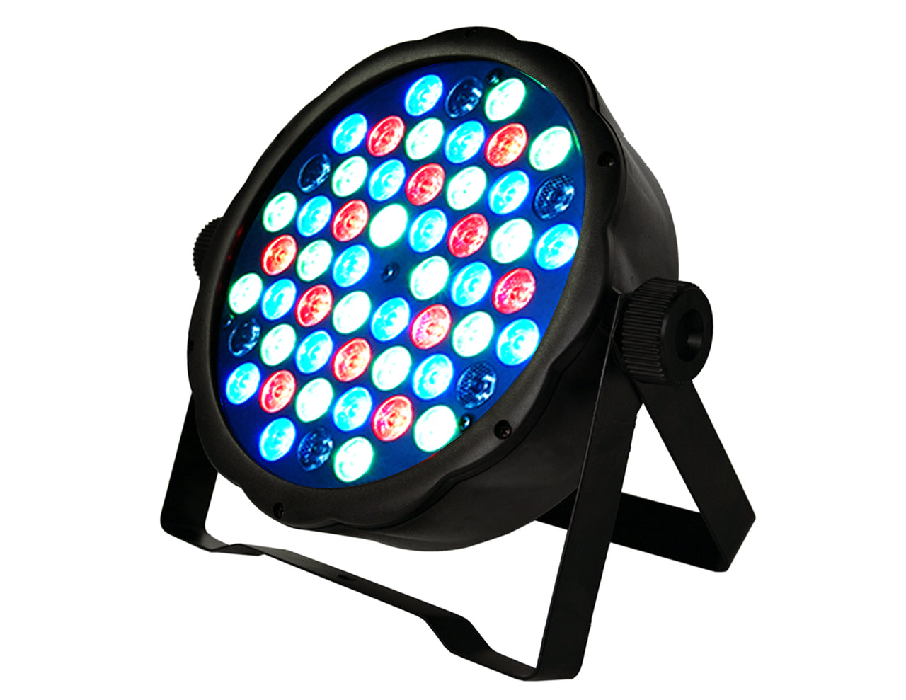 MR DJ FLAME3200 8" X 2 Rechargeable Portable Karaoke Speaker + 54-LED DJ Light