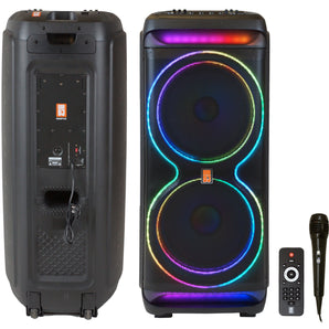 2 MR DJ MEMPHIS Dual 15” Powered Bluetooth DJ Speaker 6000W Active PA System