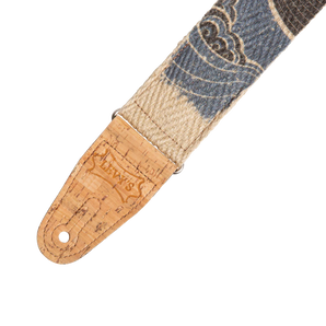 Levy's Leathers MH8P-010 Hemp Guitar Strap - Yellow, Orange, Black Rosa