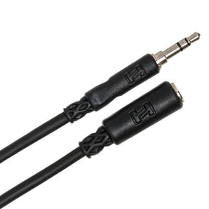 Hosa MHE-125 3.5mm TRS Female to 3.5mm TRS Male Extension Cable 25 foot