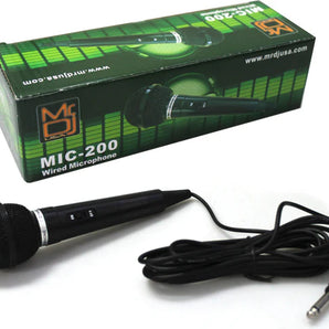 MR DJ MIC200 Karaoke Dynamic Vocal Wired Microphone