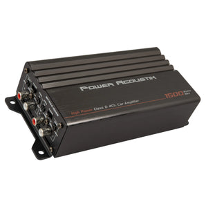 Power Acoustik MICRO4-1500D 1500W Class D Compact 4-Channel Car Amplifier