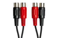 Thumbnail for Hosa MID-201 Dual MIDI Cable 3.3 foot (1 meter)