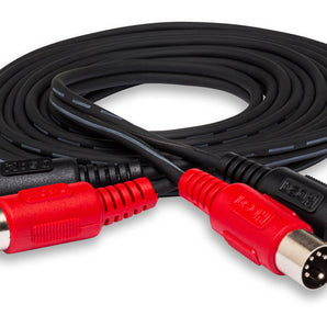 Hosa MID-201 Dual MIDI Cable 3.3 foot (1 meter)