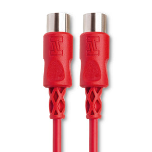 Hosa MID-305RD MIDI Cable - 5 foot Red