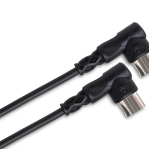 Hosa MID-310RR Right-angle MIDI Cable - 10 foot
