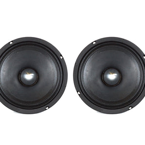 2 Pair Absolute MID65P 6.5" 500W Mid-Range Aluminum Bullet Loudspeaker
