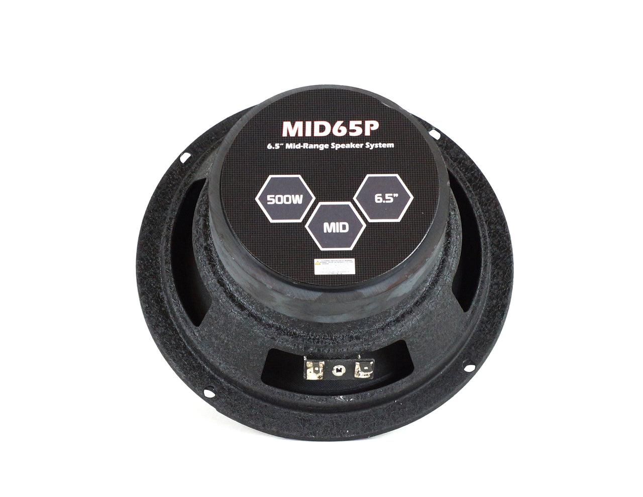 Absolute MID65P 6.5" 500W Mid-Range Aluminum Bullet Loudspeaker Pair