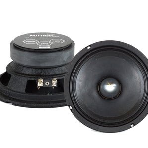 Absolute MID65P 6.5" 500W Mid-Range Aluminum Bullet Loudspeaker Pair