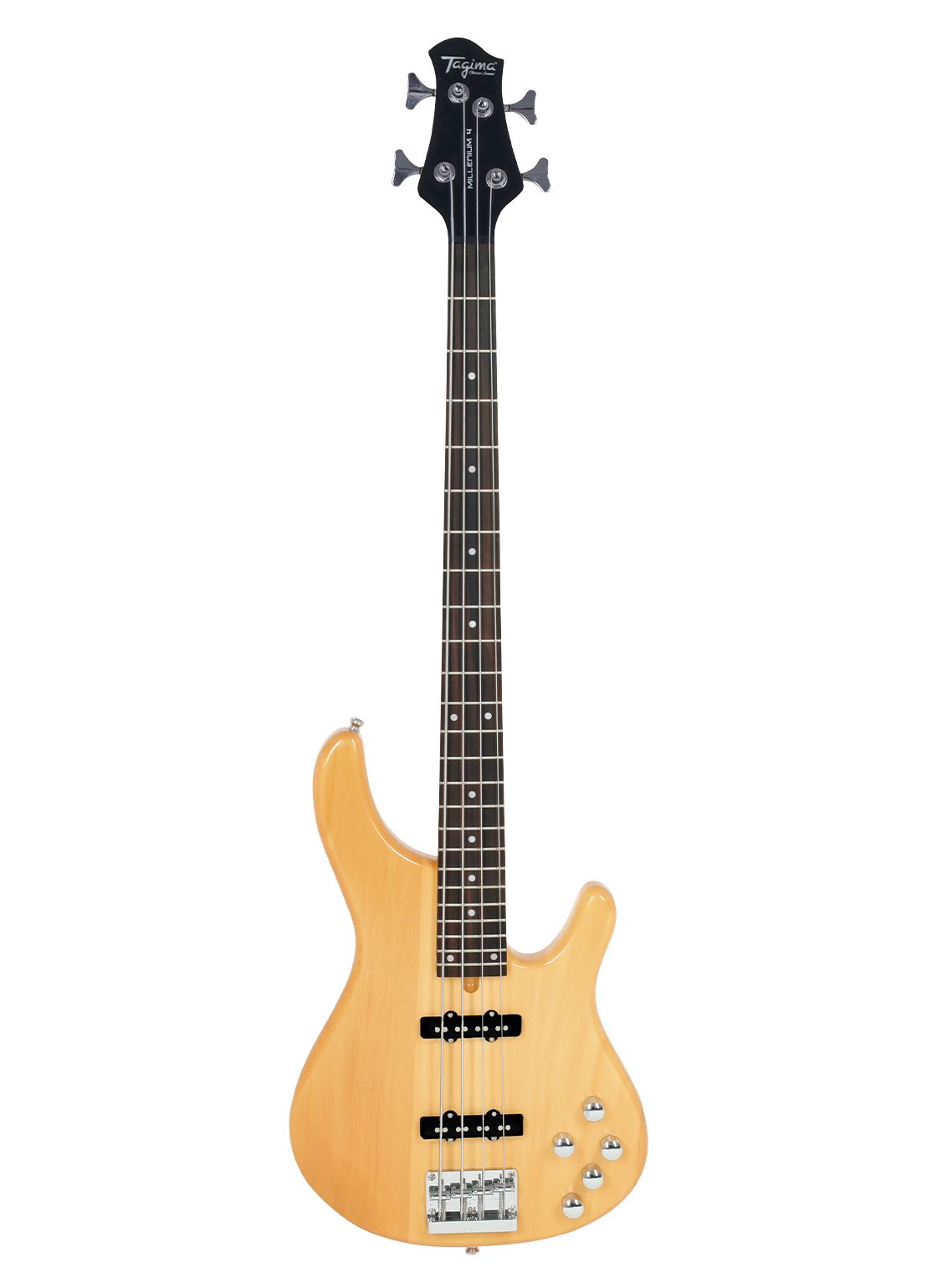 Tagima MILLENIUM 4-NT-DF Electric Bass Guitar - Natural