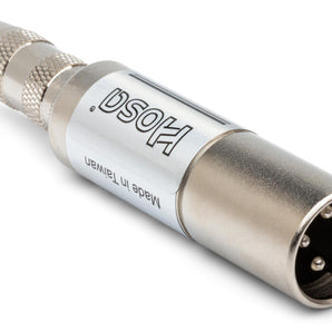 Hosa MIT-129 1/4 inch TS Female Hi-Z to XLR Male Lo-Z In-line Impedance Transformer