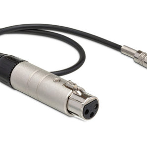 Hosa MIT-156 Impedance Transformer XLR Female to 3.5 mm TRS Male 18 inch