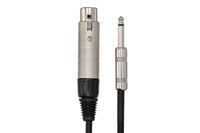 Thumbnail for Hosa MIT-176 Impedance Transformer XLR Female to 1/4-inch TS Male 6 inch