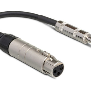 Hosa MIT-176 Impedance Transformer XLR Female to 1/4-inch TS Male 6 inch