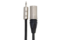 Thumbnail for Hosa MMX-001.5 Microphone Cable 3.5 mm TRS Male to Neutrik XLR Male 1.5 foot