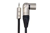 Thumbnail for Hosa MMX-025SR Microphone Cable 3.5 mm TRS Male to Neutrik Right Angle XLR Male 25 foot