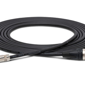 Hosa MMX-001.5SR Microphone Cable 3.5 mm TRS Male to Neutrik Right-angle XLR Male 1.5 foot