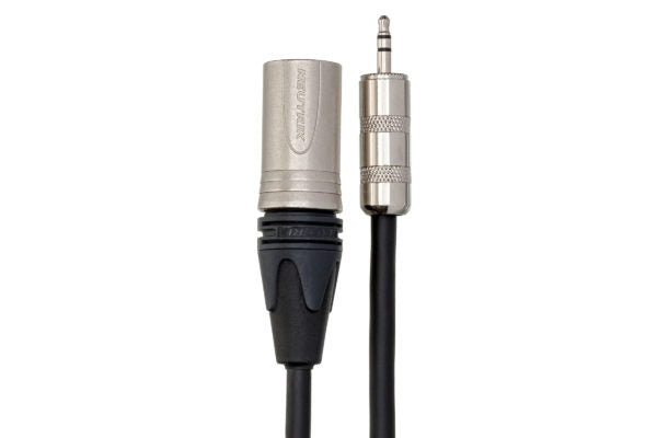 Hosa MMX-101.5 Microphone Cable 3.5 mm TRS Male to Neutrik XLR Male 1.5 foot