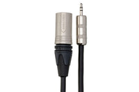 Thumbnail for Hosa MMX-101.5 Microphone Cable 3.5 mm TRS Male to Neutrik XLR Male 1.5 foot