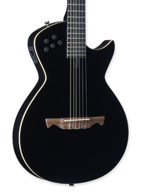 Thumbnail for Tagima MODENA I NY-EQ-BK NylonString Thin Hollow Body Guitar - Black