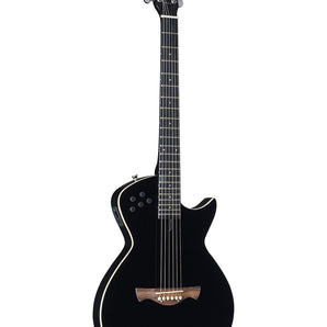 Tagima MODENA I ST-EQ-BK Steel String Thin Hollow Body Guitar - Black
