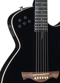 Thumbnail for Tagima MODENA I ST-EQ-BK Steel String Thin Hollow Body Guitar - Black