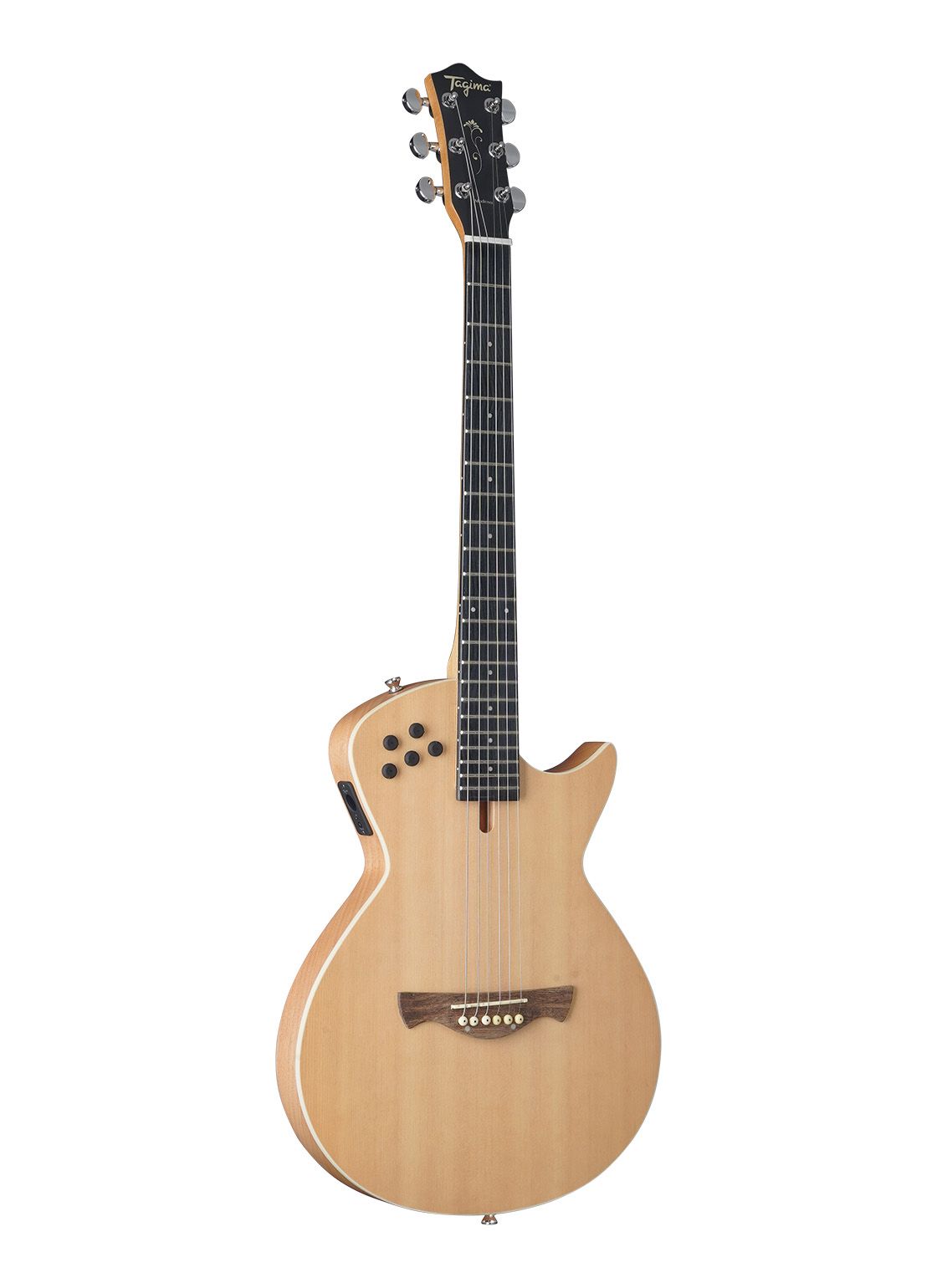 Tagima MODENA I ST-EQ-NTS Steel String Thin Hollow Body Guitar - Natural